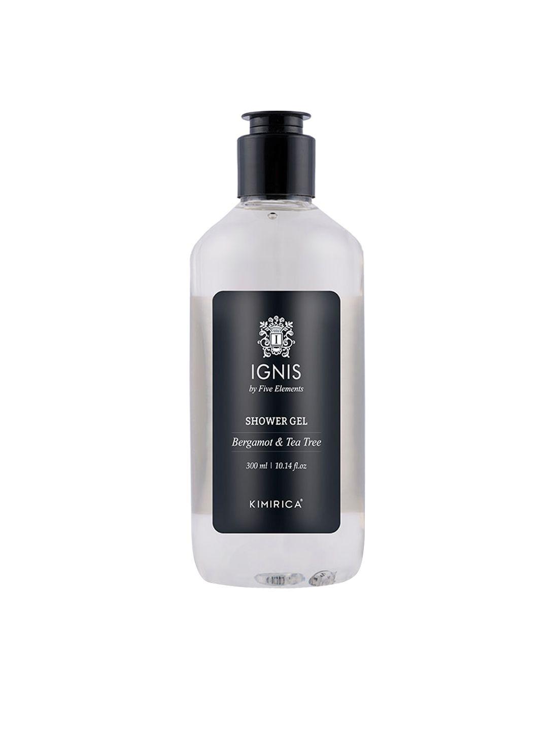 kimirica ignis by five elements bergamot & tea tree shower gel - 300 ml