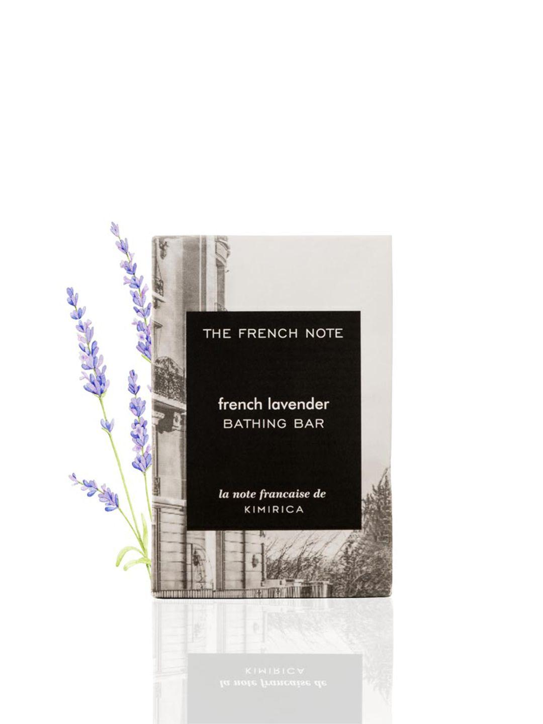 kimirica the french note french lavender bathing soap bar 100% vegan & paraben free