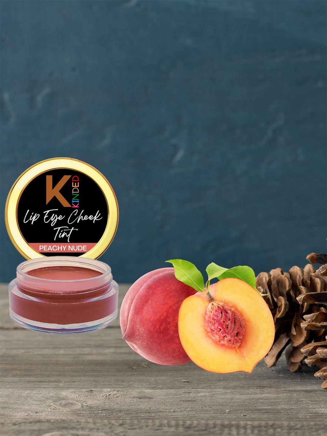 kinded creamy matte finish lip eye cheek tint 8 g - peachy nude 03