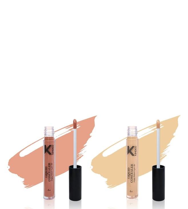 kinded liquid concealer 05 peachy orange & 06 cream cushion combo