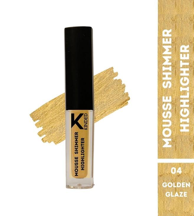 kinded mousse shimmer highlighter 04 golden glaze - 3 ml