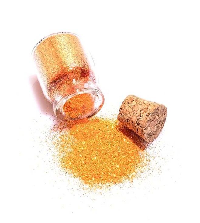 kingdom of lashes ultra fine glitter orange zest - 5 ml