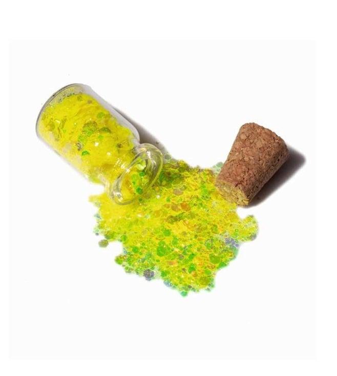 kingdom of lashes chunky glitter electric yellow - 5 ml