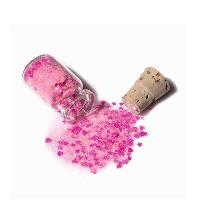 kingdom of lashes chunky glitter snowflake pink - 5 ml