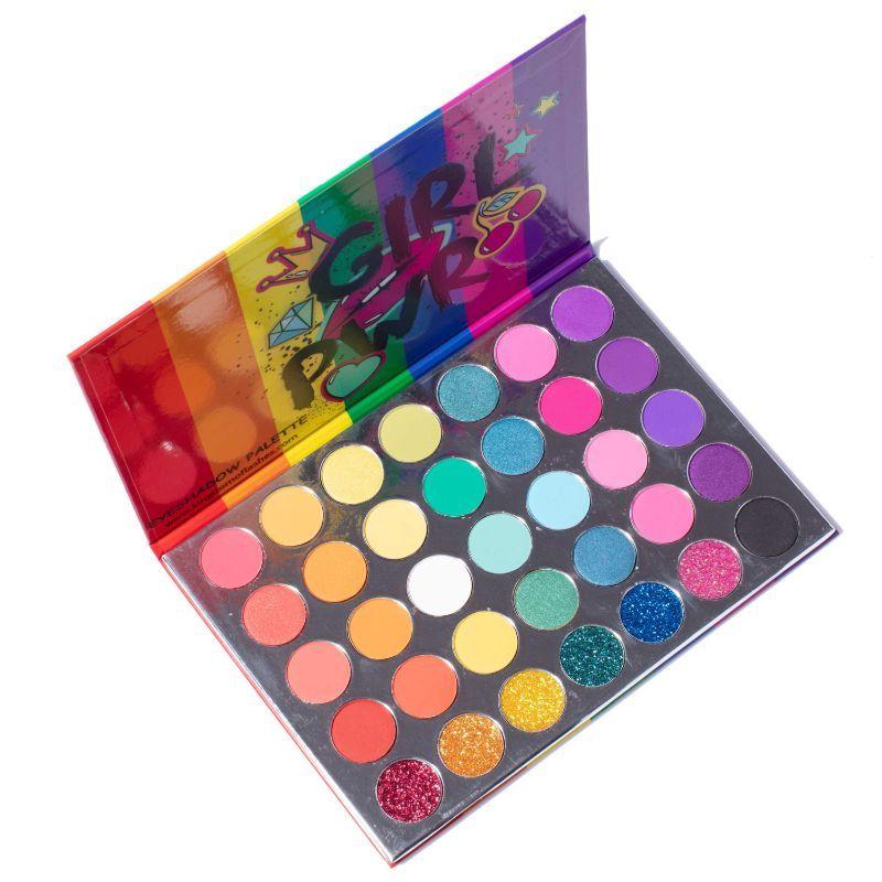 kingdom of lashes girl pwr x35 eyeshadow palette