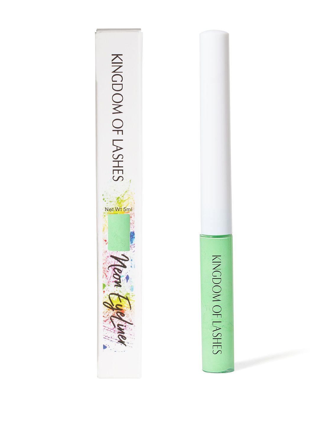 kingdom of lashes neon eyeliner - lime green