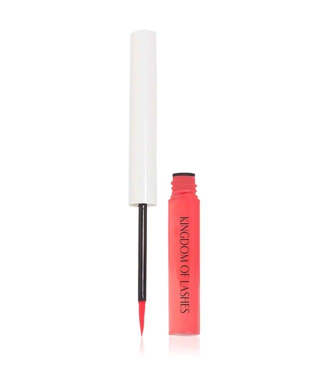 kingdom of lashes neon eyeliner red lollipop - 5 ml