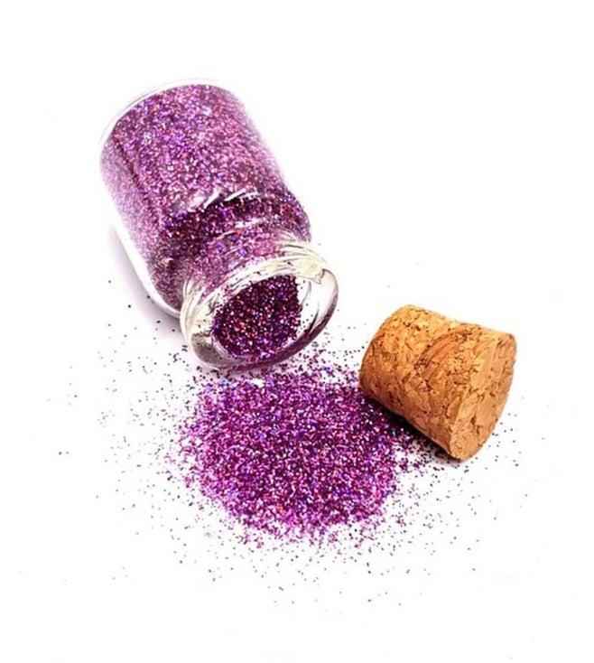 kingdom of lashes ultra fine glitter purple dust - 5 ml