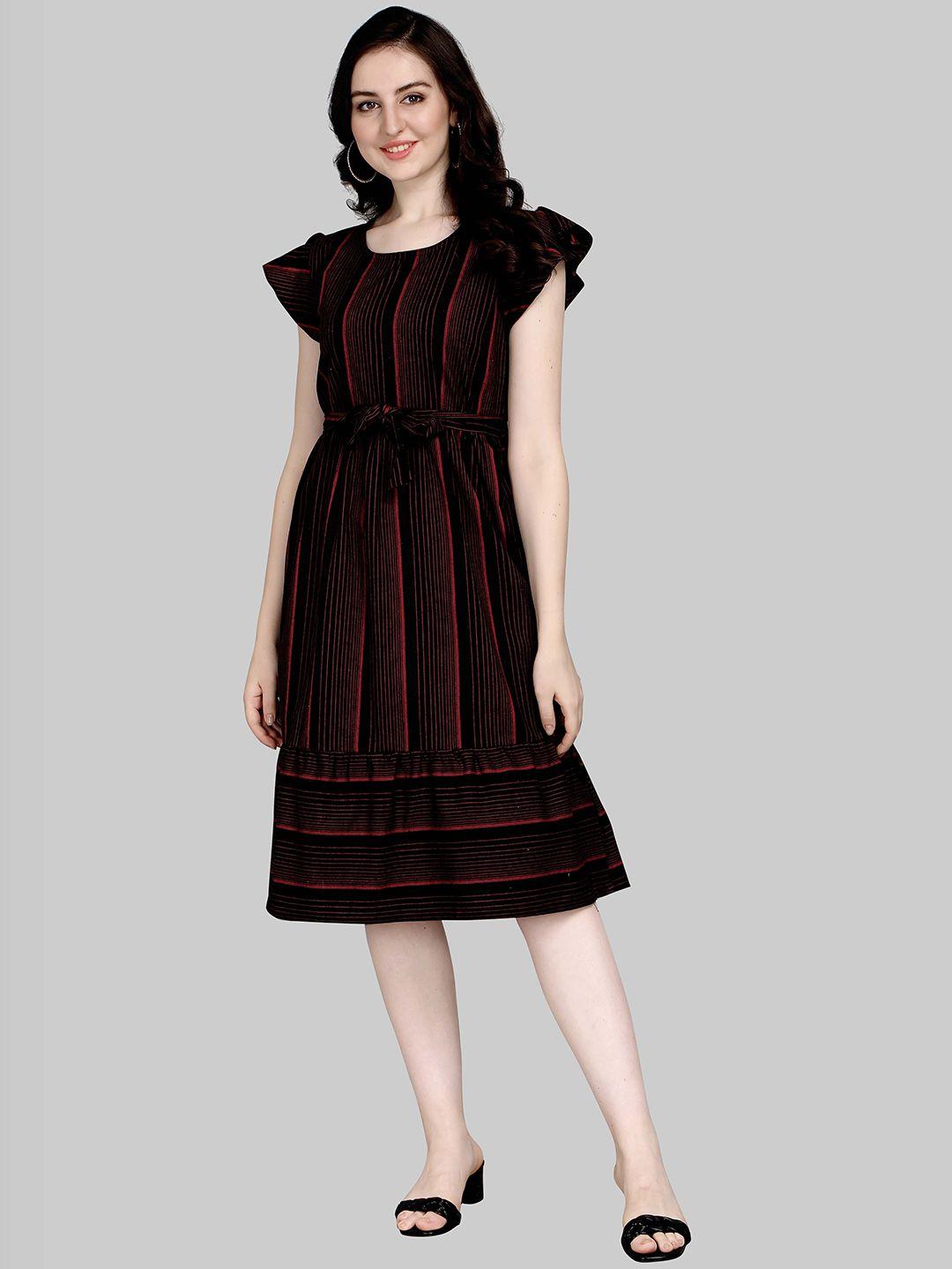 kinjo black a-line dress