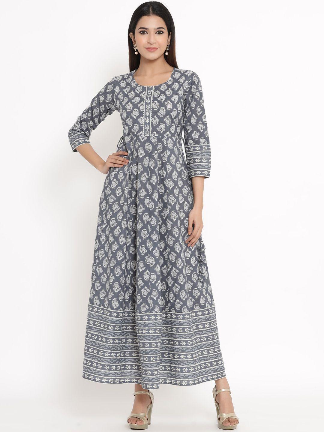 kipek women ethnic motifs printed indie prints anarkali kurta