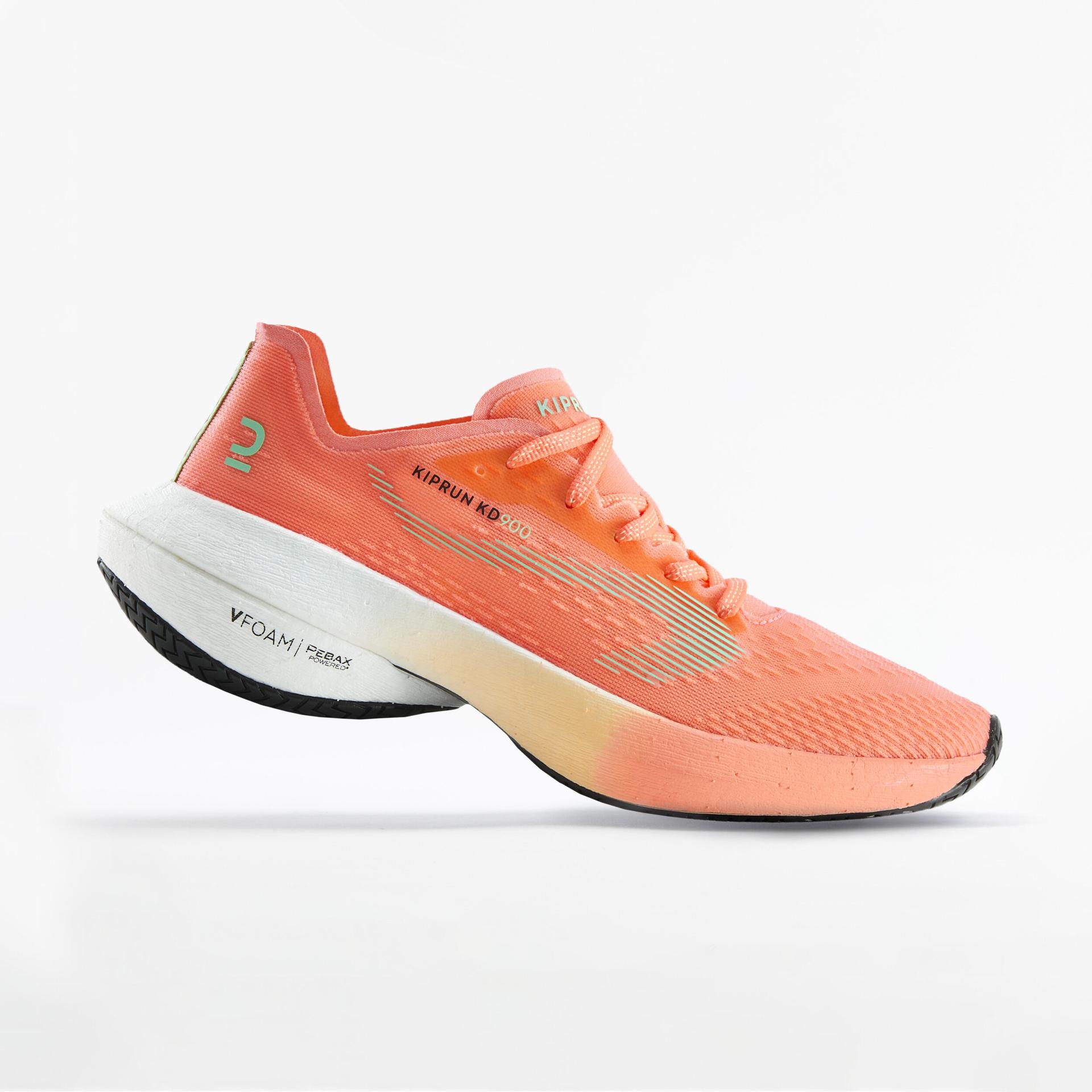 kiprun kd900 1 women's running shoes - coral