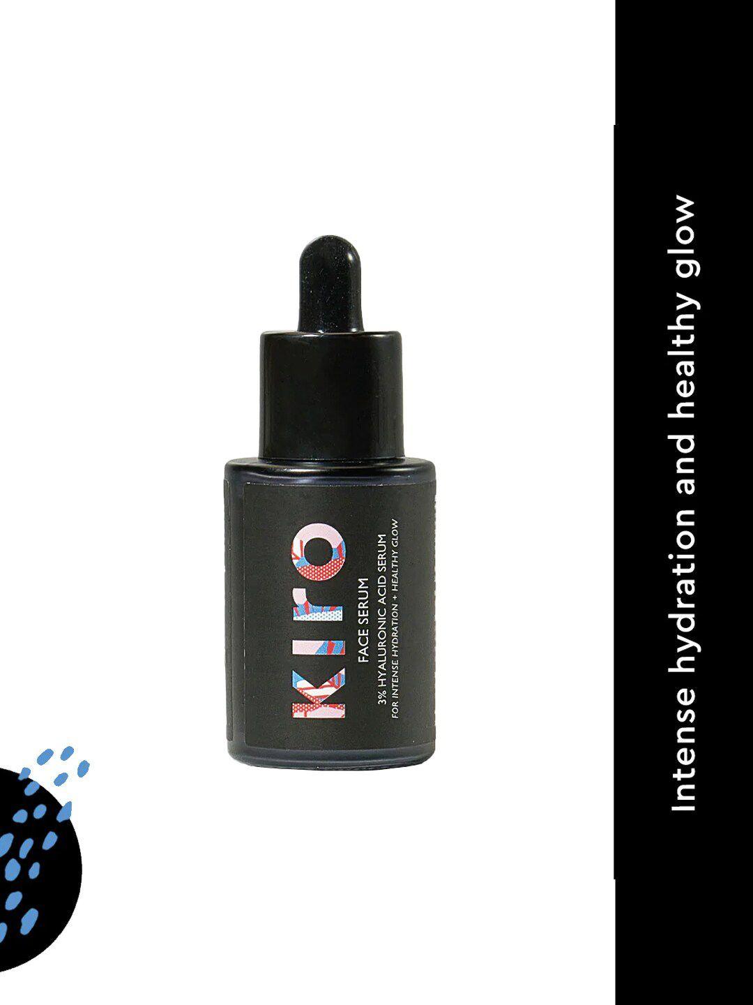 kiro 3% hyaluronic acid face serum for intense hydration & healthy glow - 30 ml