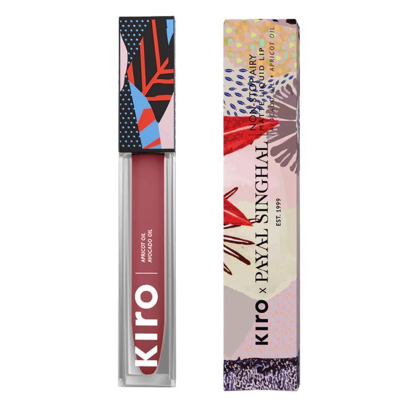 kiro x payal singhal non-stop airy matte liquid lip - nude ginger