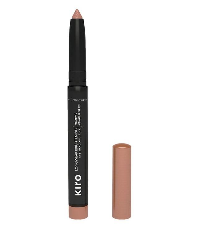 kiro beauty longwear brightening eyeshadow stick peachy gold - 1.4 gm