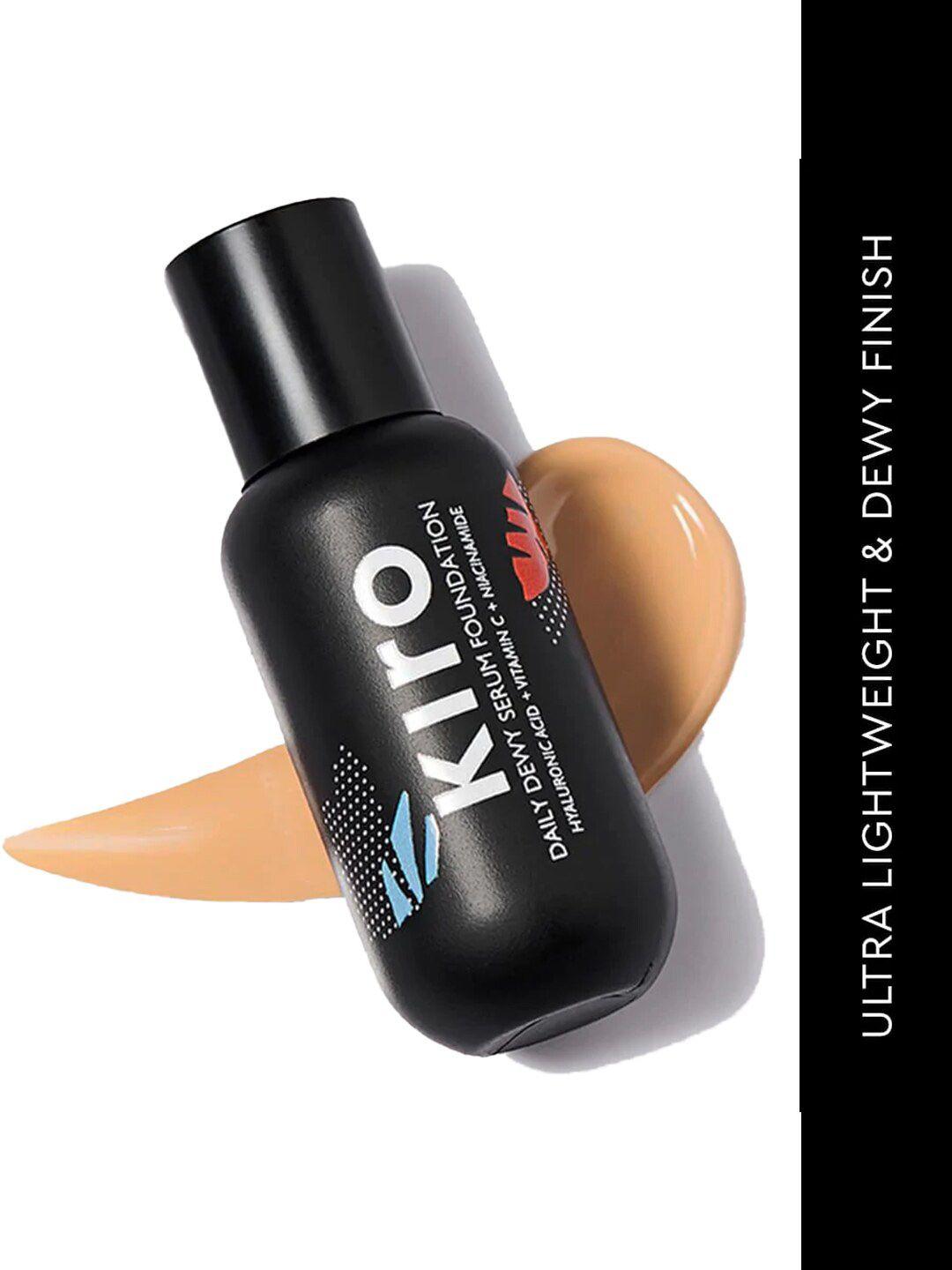 kiro daily dewy serum foundation 30ml - peachy ivory 01