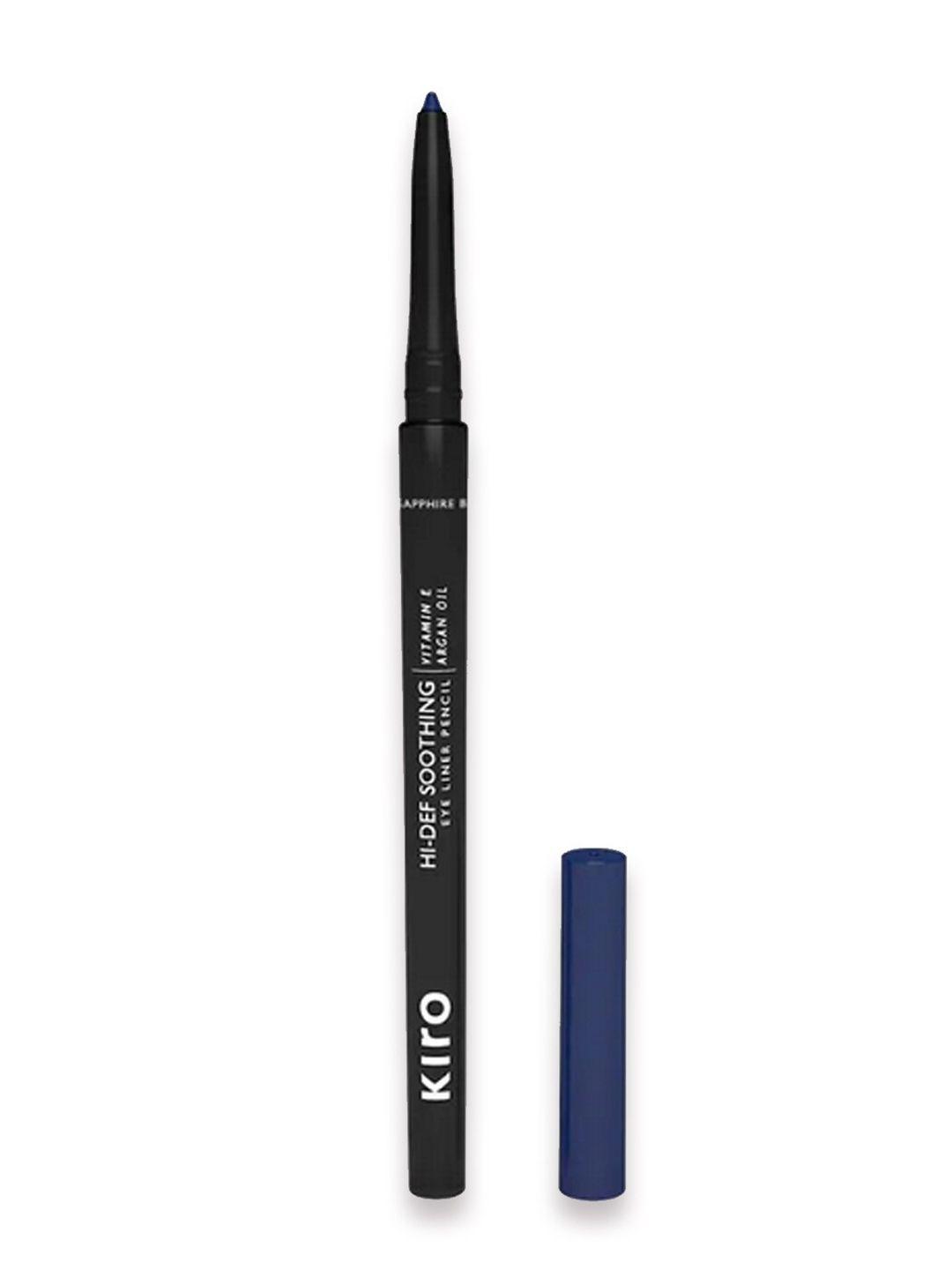 kiro hi-def soothing eyeliner pencil with vitamin e & argan oil - sapphire blue