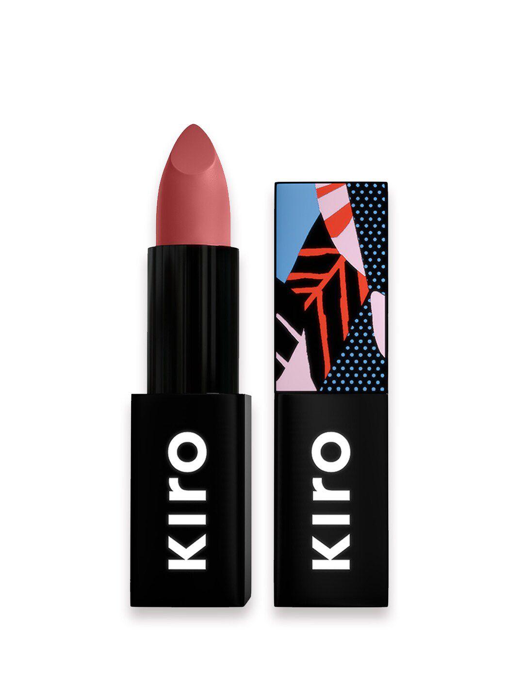 kiro lush moist matte long lasting lipstick - lotus dew 01