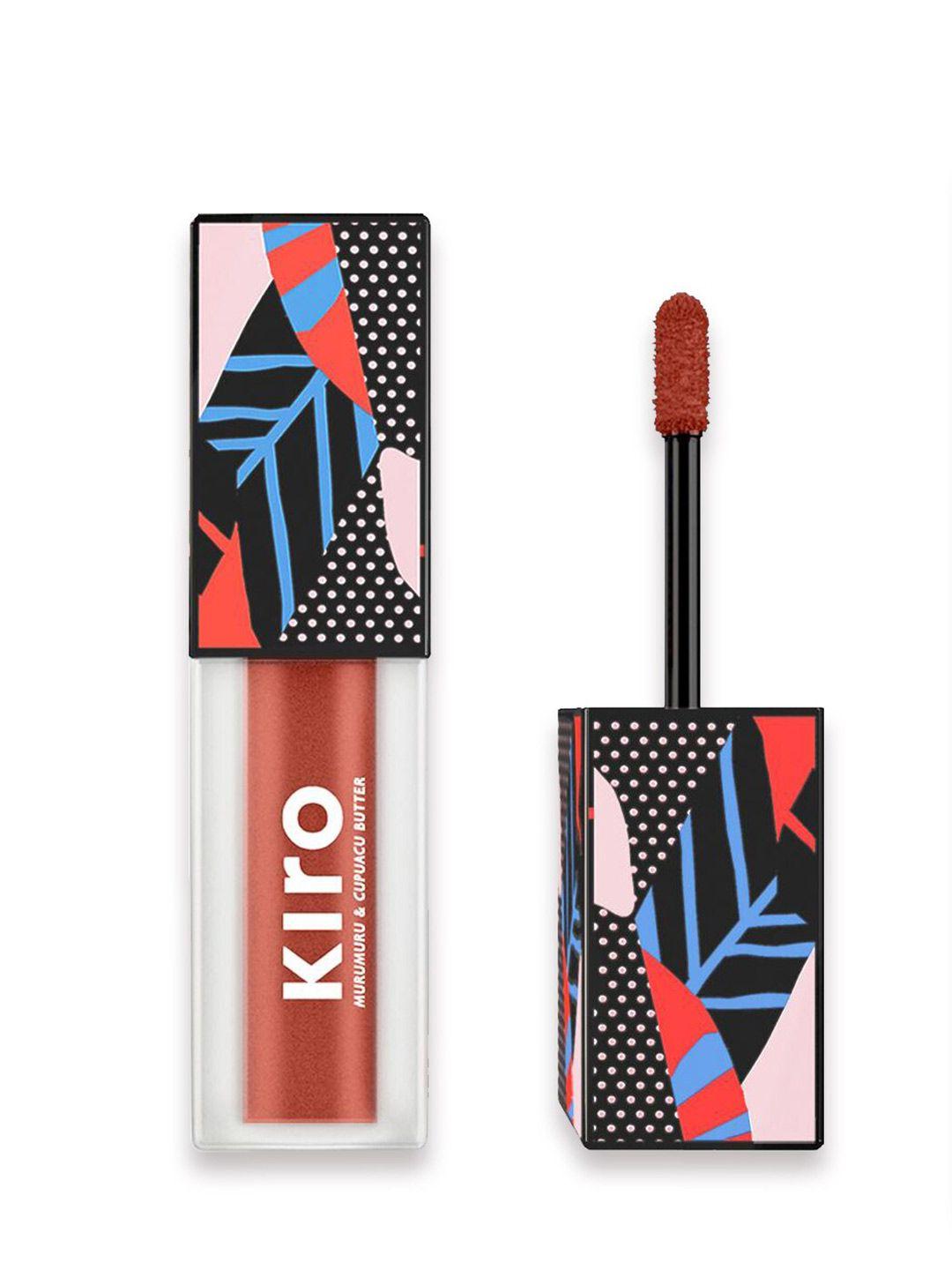 kiro non-stop airy matte long lasting liquid lipstick 5 ml - melted caramel 07