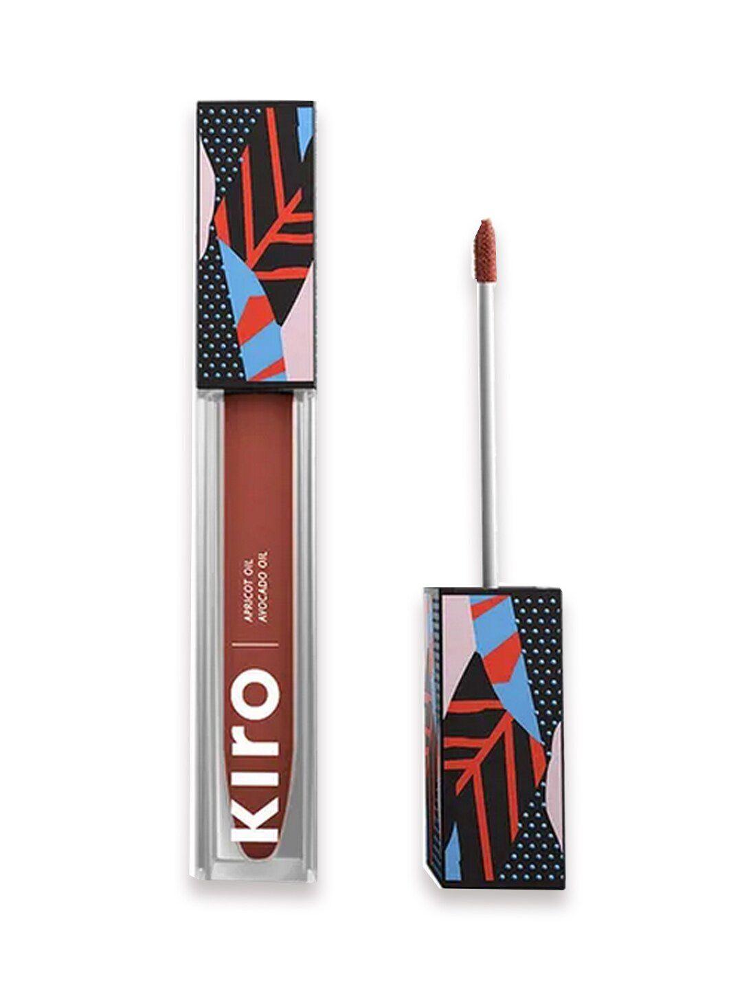 kiro non-stop airy matte long lasting liquid lipstick 5 ml - nutmeg nude 12
