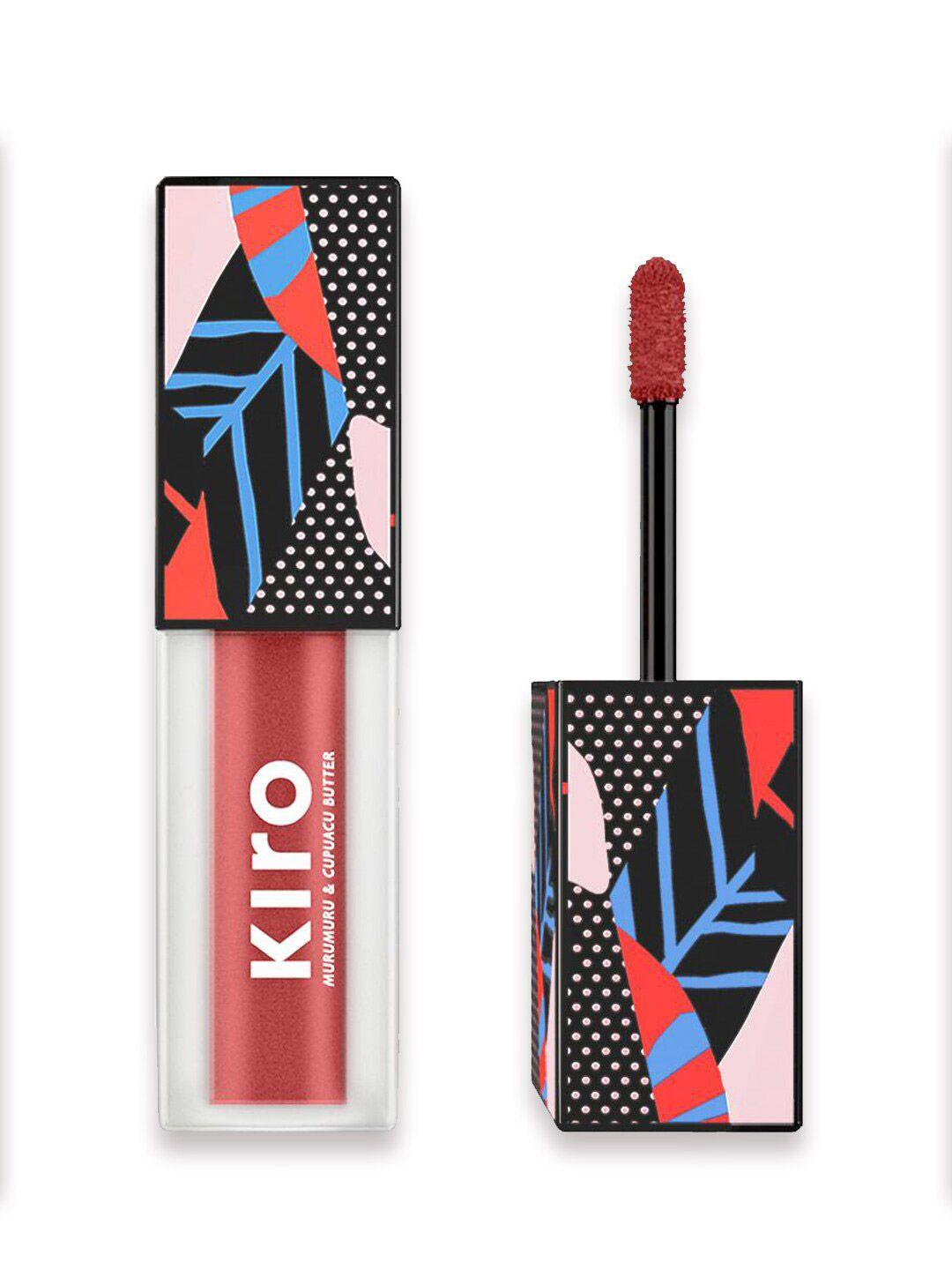 kiro super butter hydrating & hi-shine lip lacquer 5ml - maple nude 06