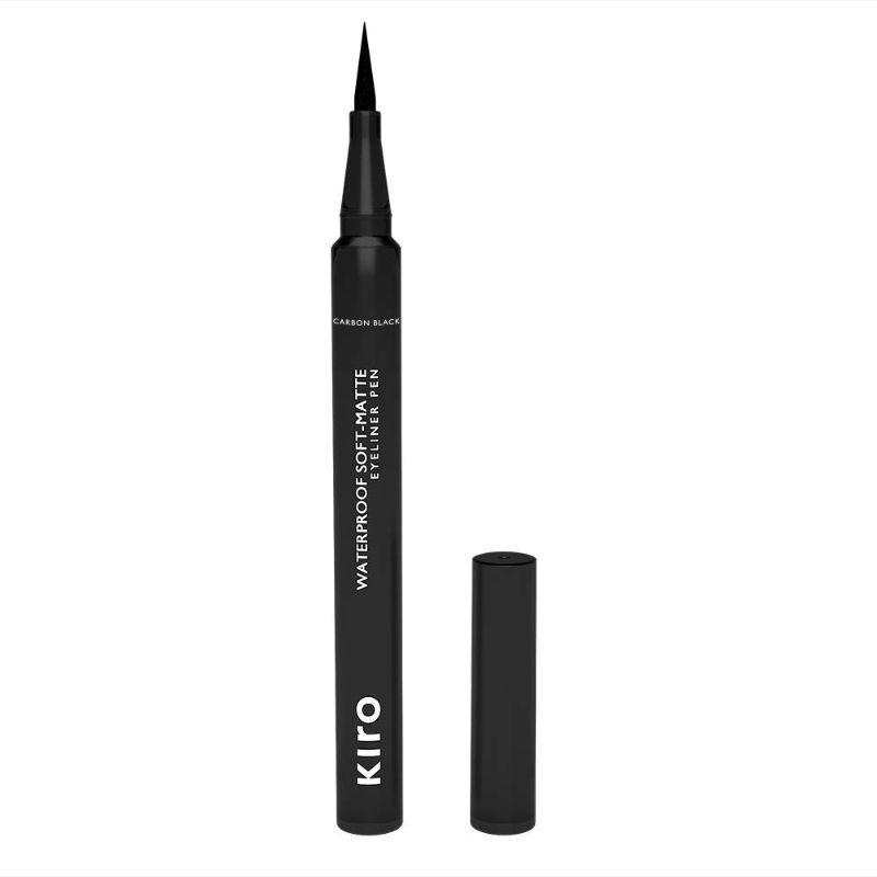 kiro waterproof soft-matte eyeliner pen - carbon black