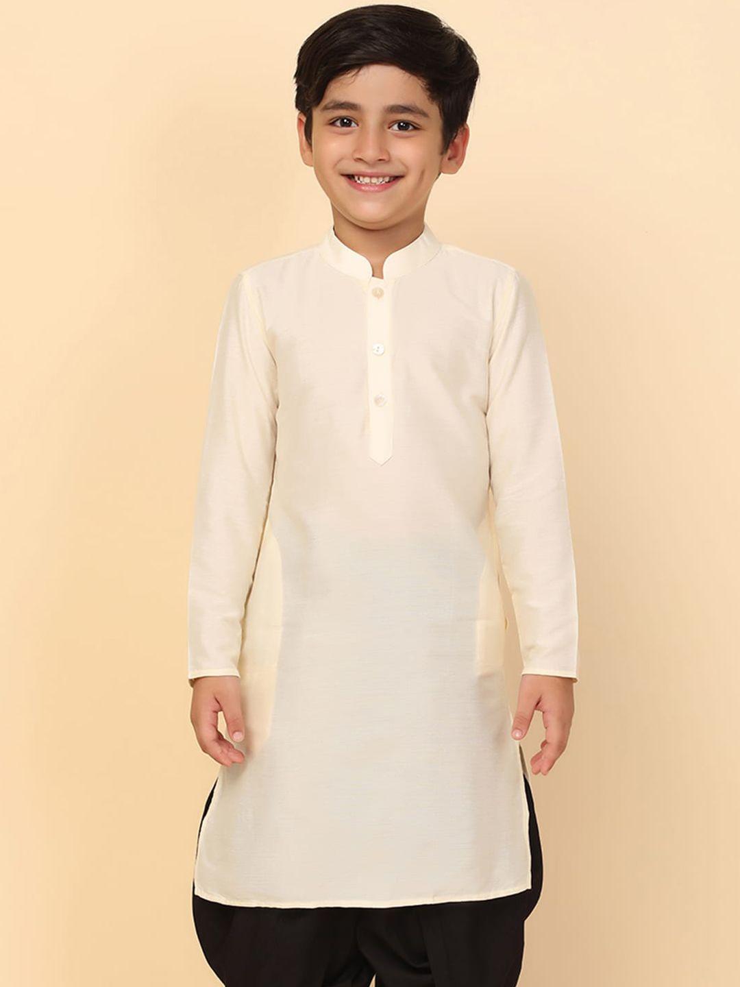 kisah boys mandarin collar straight kurta