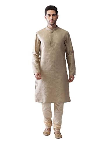 kisah men's indian ethnic wear kurta for wedding & festivals | beige