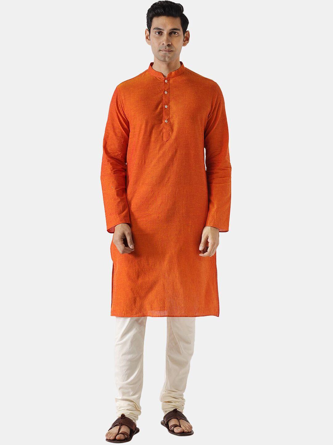 kisah men mandarin collar kurta with churidar