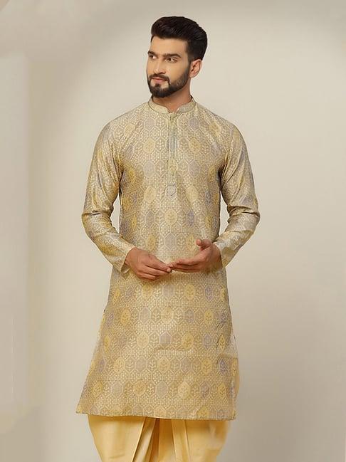 kisah multicolor regular fit self design kurta