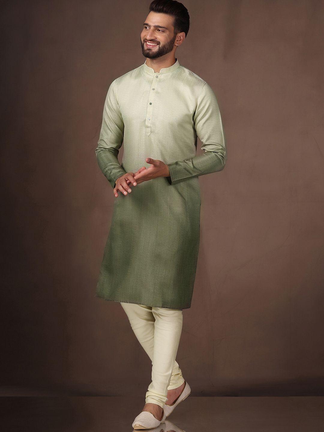 kisah ombre dyed kurta with churidar