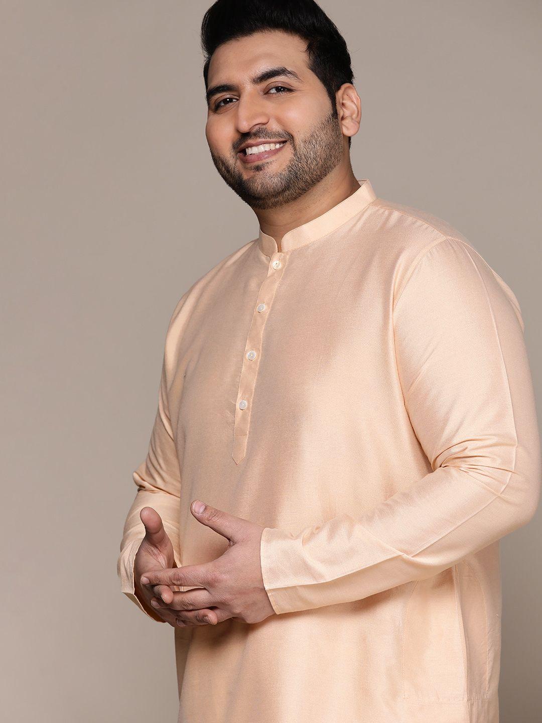 kisah plus men plus size kurta with churidar