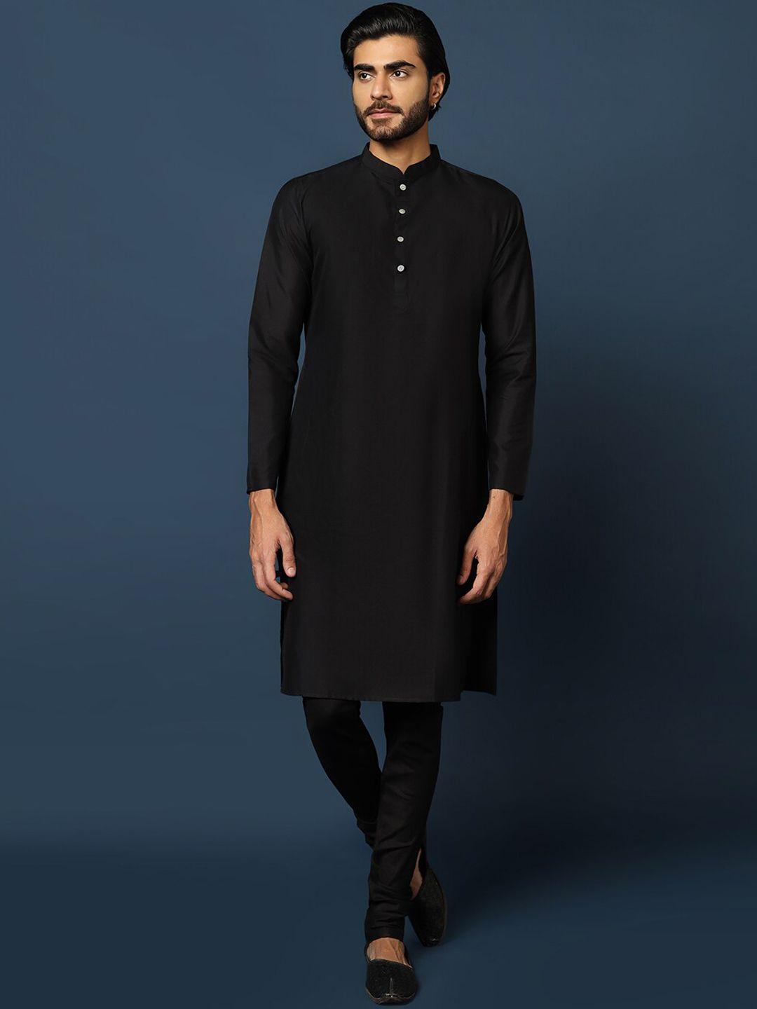 kisah woven design cotton sherwani set