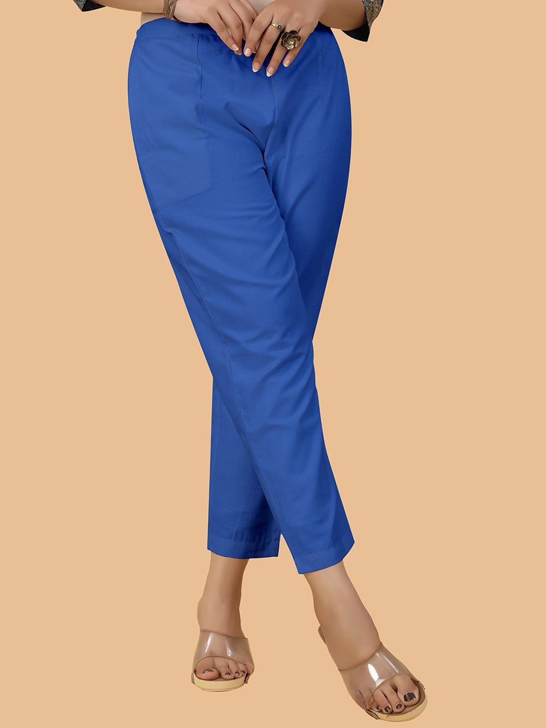 kiwie women original slim fit cotton trousers
