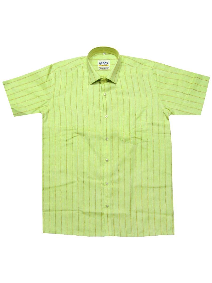 kkv men's cotton readymade shirt