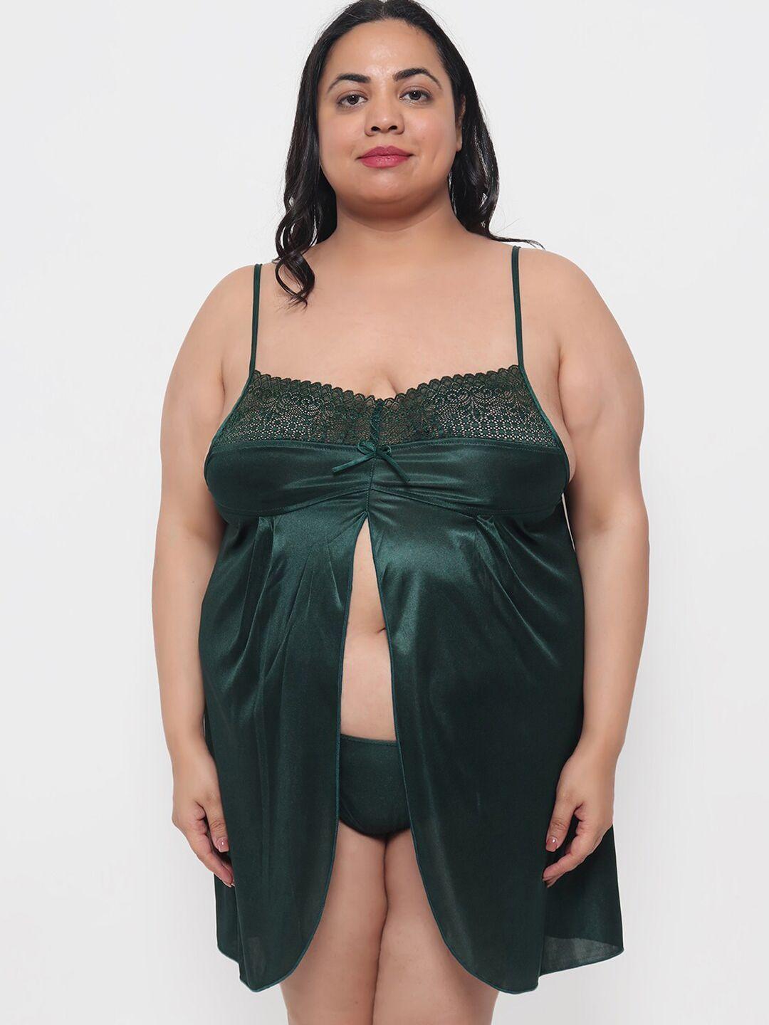 klamotten plus size baby doll with asymmetric