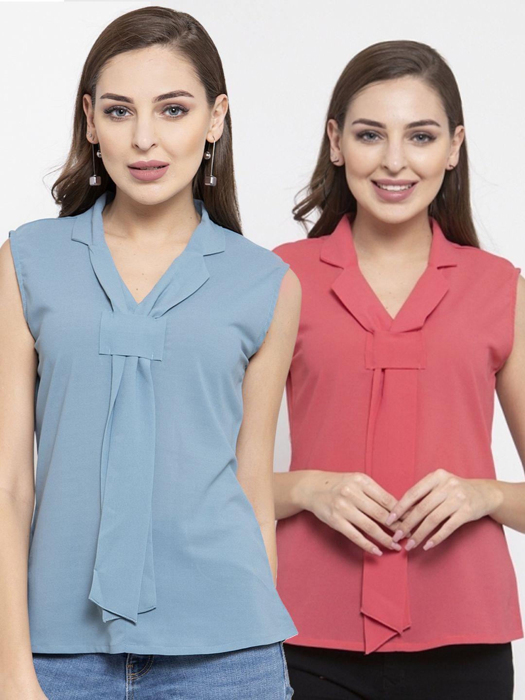 klauressa women pink solid top