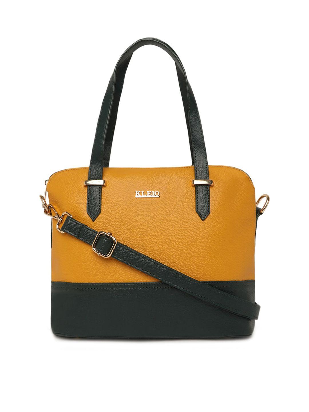 kleio colorblocked structured handbag