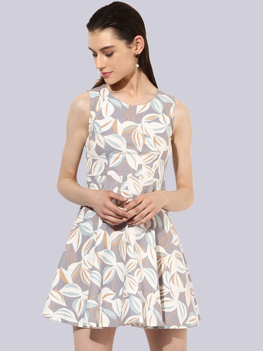 kleio floral mini dress