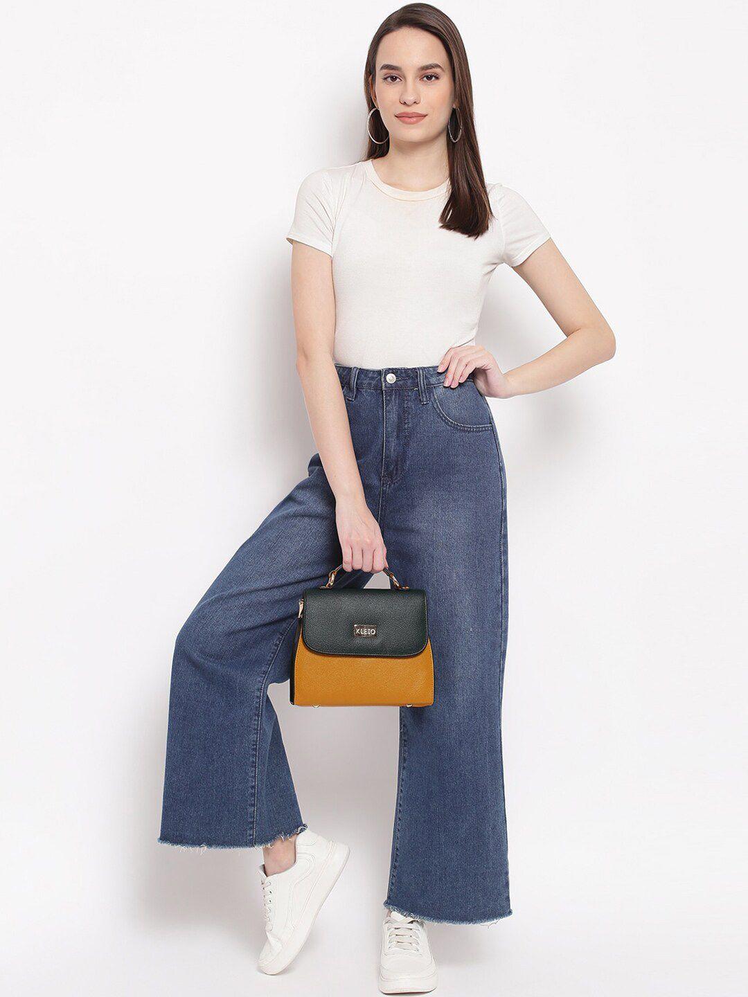 kleio  colourblocked shoulder bag