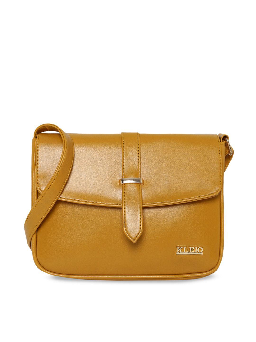 kleio flap over sling cross body bag