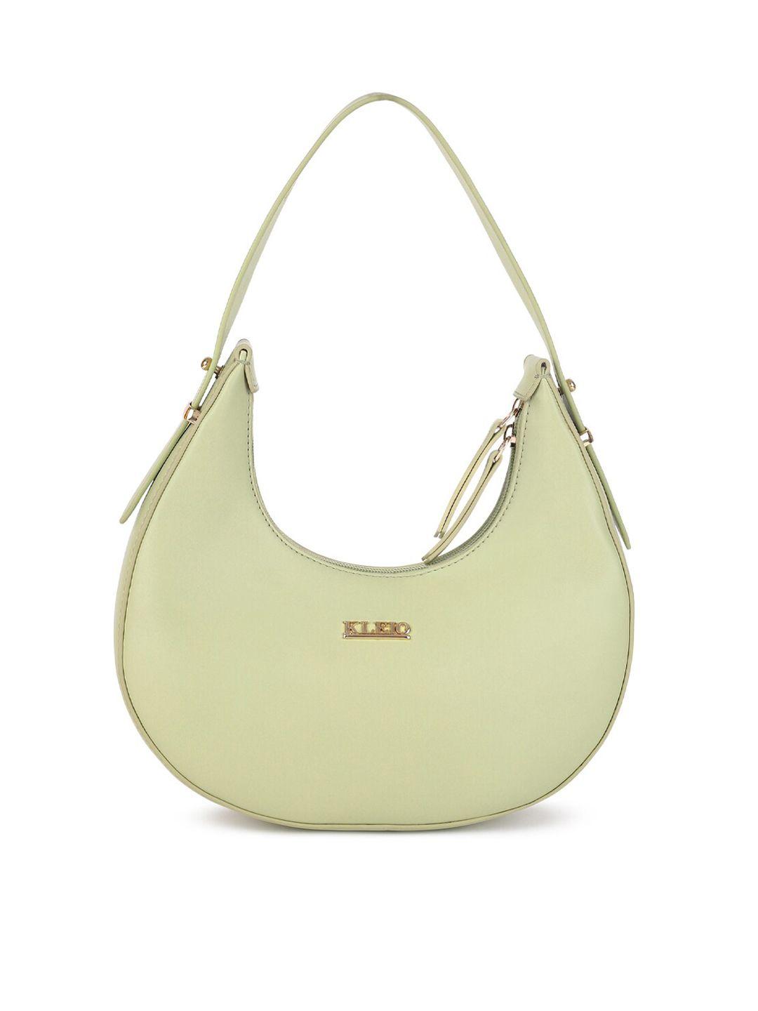 kleio pu half moon structured hobo bag