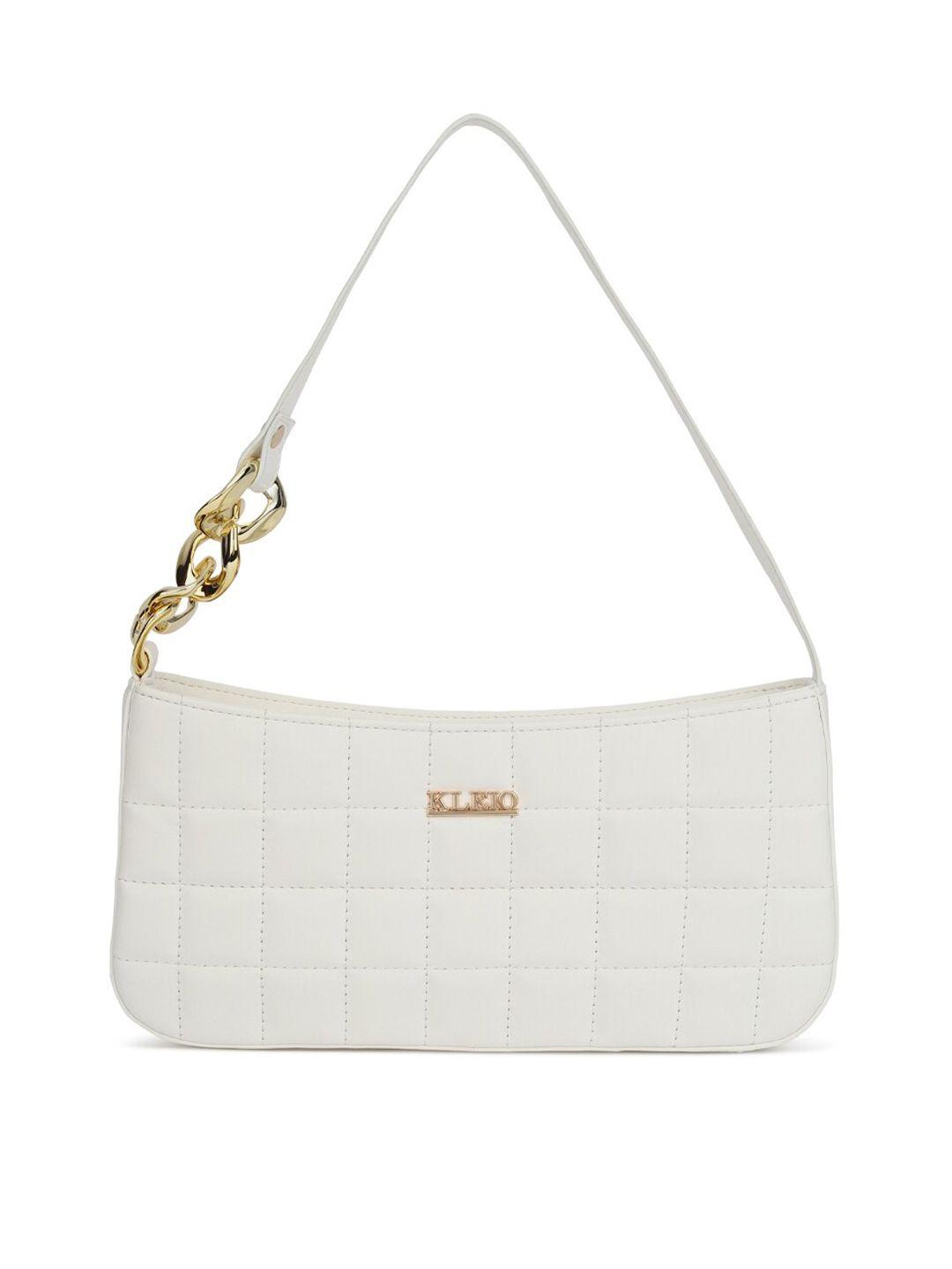 kleio pu structured handheld bag