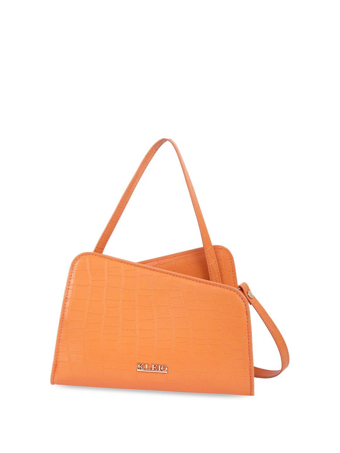 kleio textured oversized structured shoulder bag