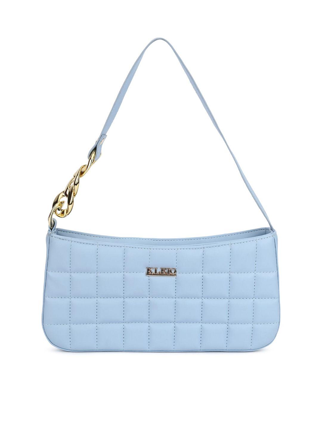 kleio textured pu oversized structured hobo bag