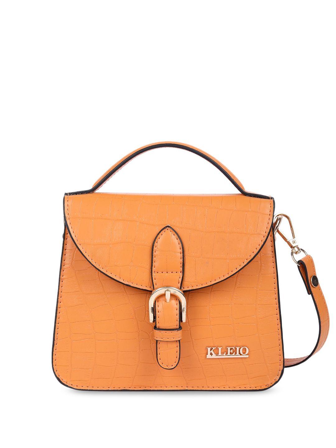 kleio textured structured handheld bag