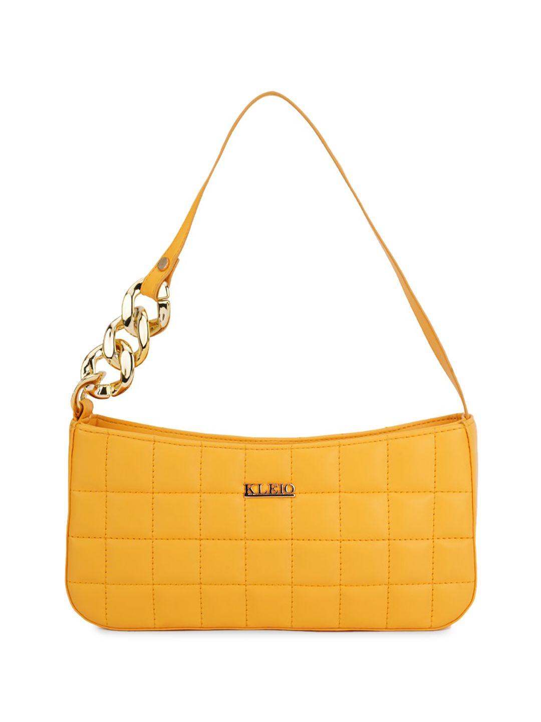 kleio textured structured hobo bag