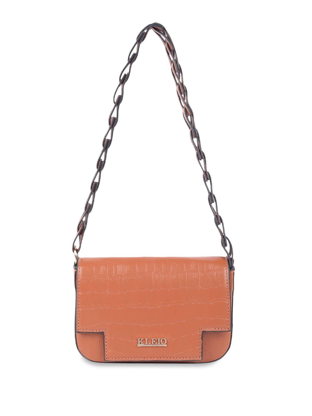 kleio textured structured sling bag