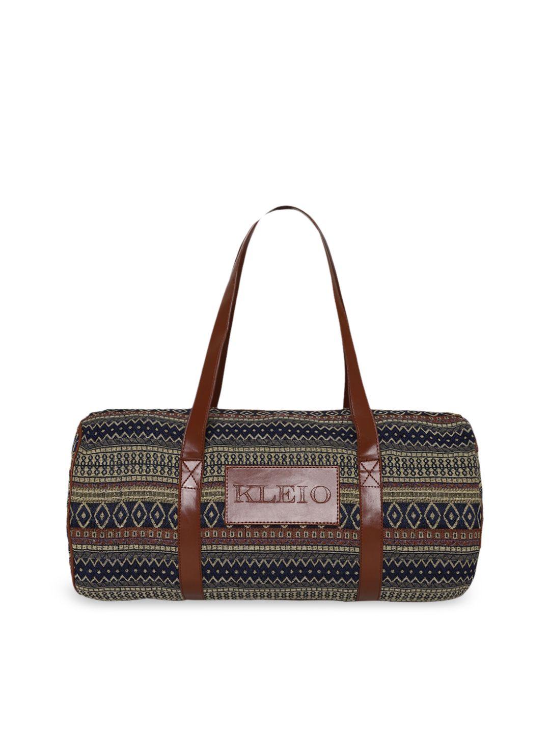 kleio unisex jacquard lightweight duffle bag