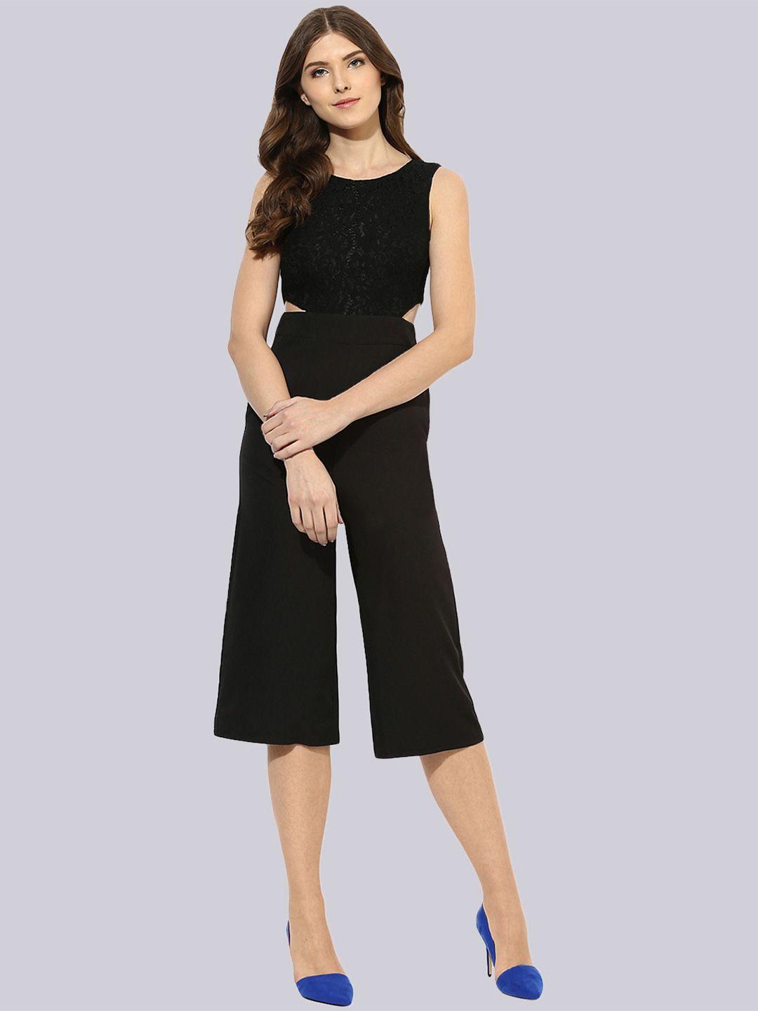 kleio women cut-out capri jumpsuit