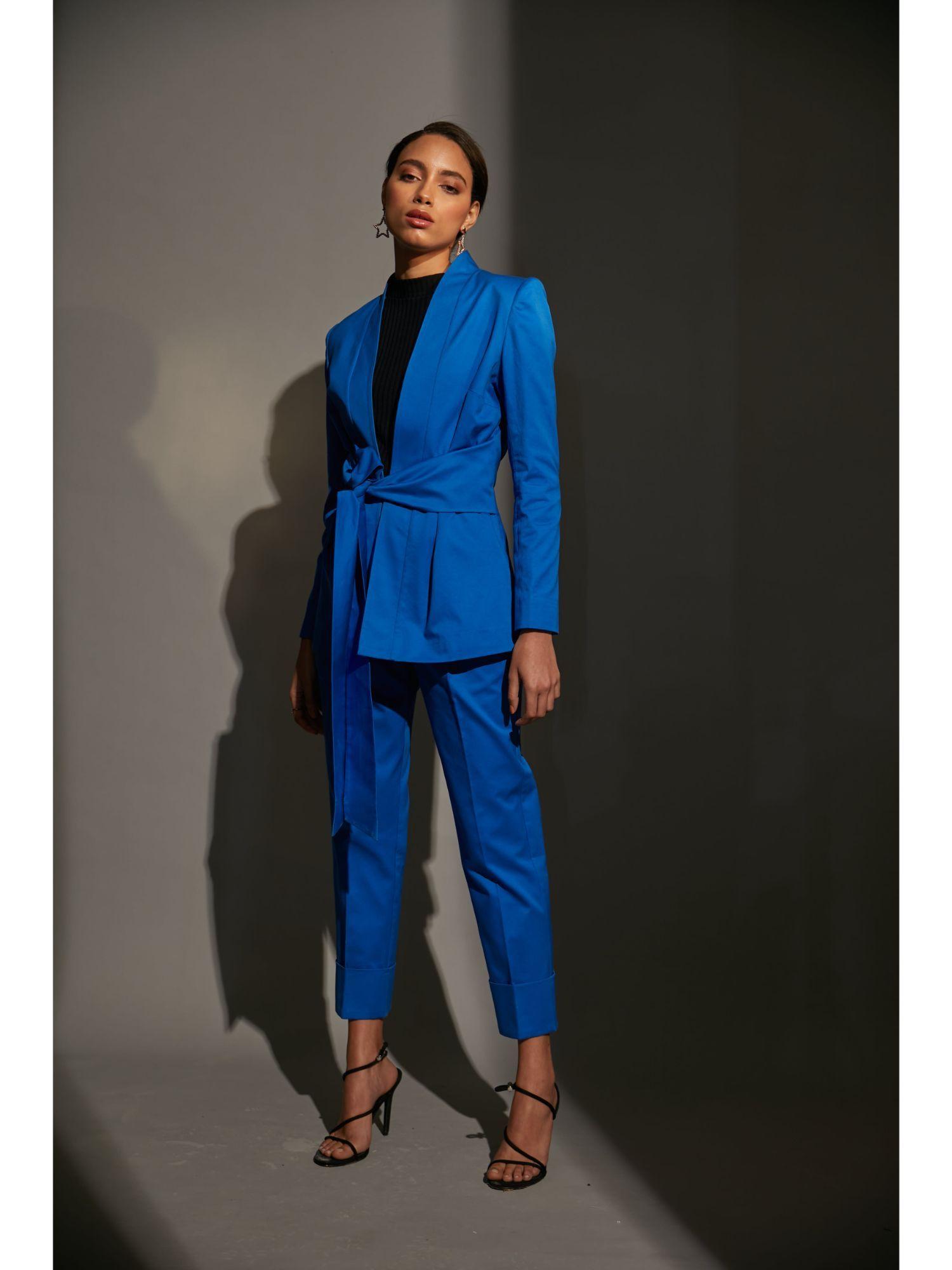 klien blazer and cropped pants (set of 2)